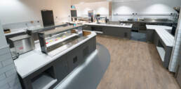 Servery foodservice design Richmond upon Thames College